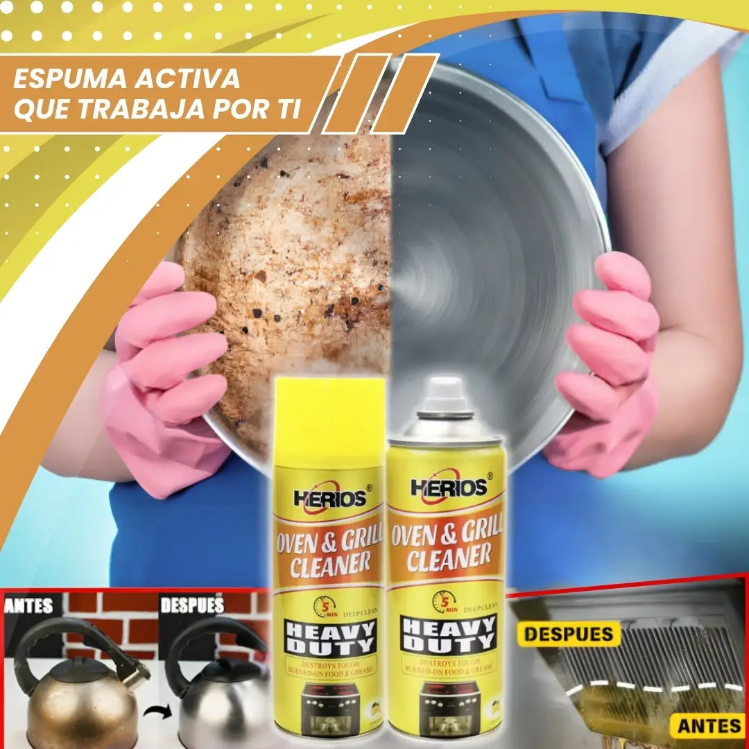 2x1 Herios™ ¡Tu cocina libre de grasa y suciedad!