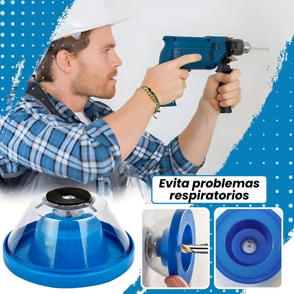 Recolector de polvo ¡Reduce significativamente el polvo al perforar!