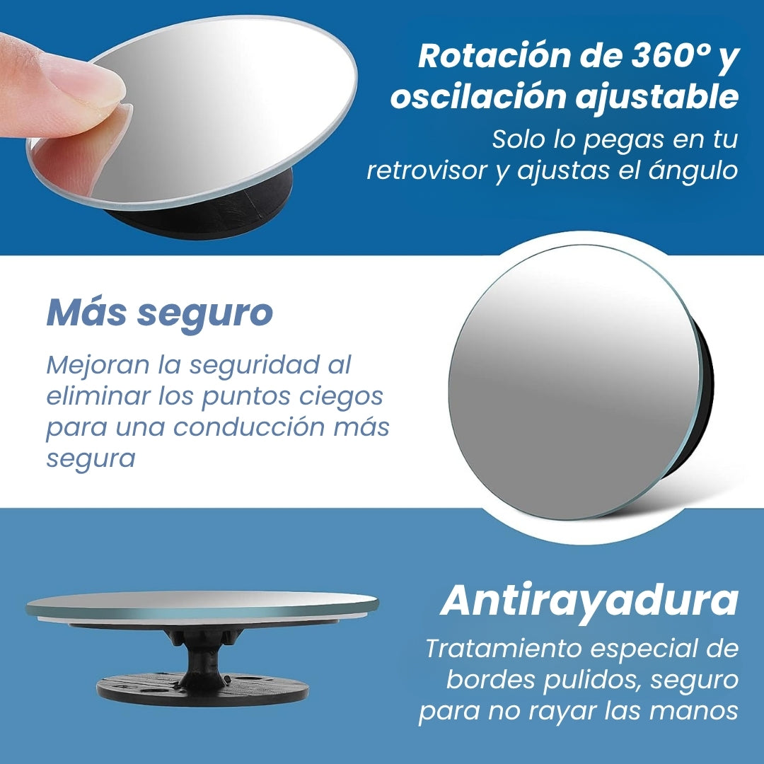 2x1 ClearView™ ¡Amplía tu campo visual al conducir!