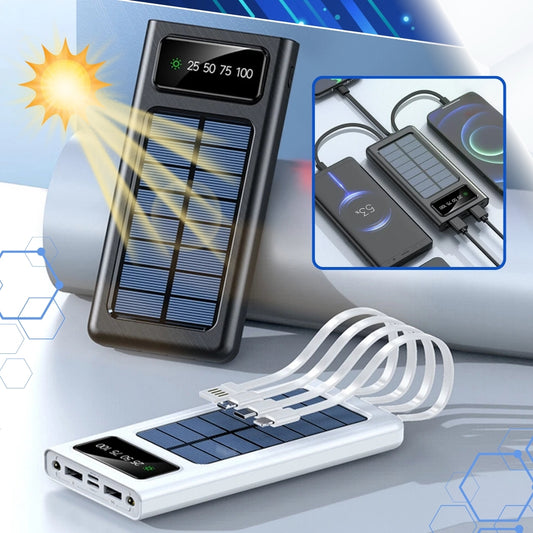 Power Bank Solar ¡Tus equipos con energía siempre!