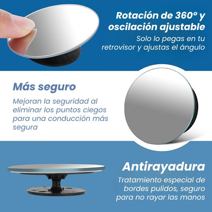 2x1 ClearView™ ¡Amplía tu campo visual al conducir!