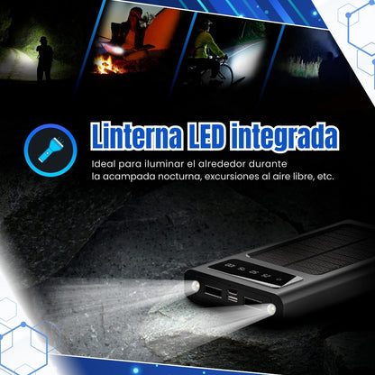 Power Bank Solar ¡Tus equipos con energía siempre!